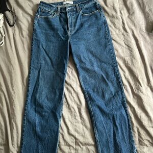 Abercrombie & Fitch The Vintage Straight Leg Jeans - High Rise, Regular length